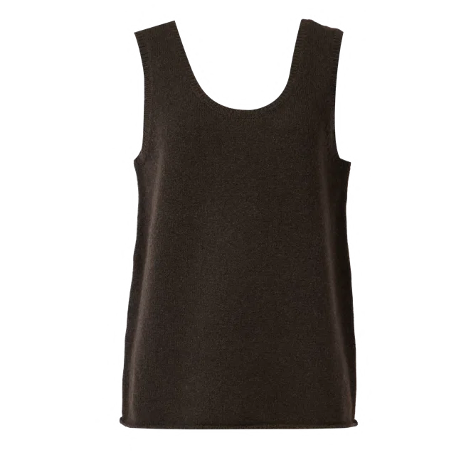 J26AE6128 Sleeveless scoop-neck top, view 1 of 1