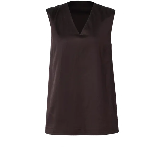 J26AL6090 Sleeveless V-neck top, view 1 of 1