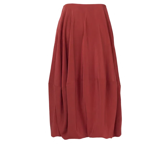 J26AM6209 Silk midi skirt, view 1 of 2