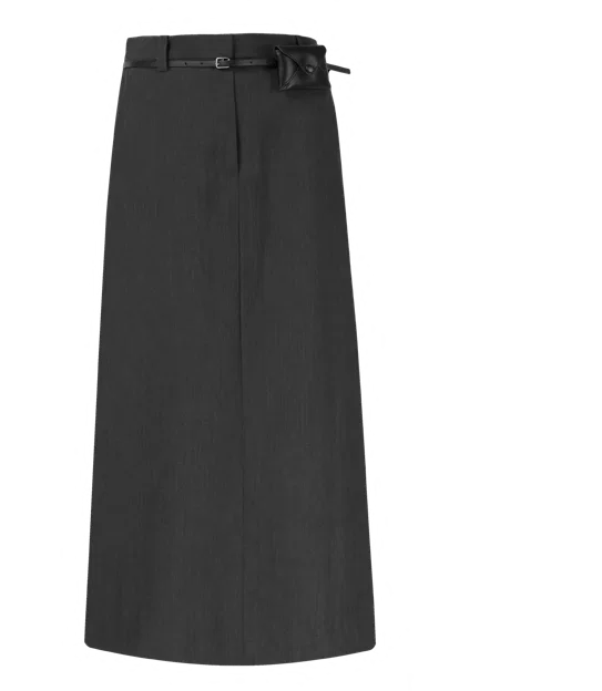 J26AM6105 Long A-line skirt, view 1 of 2