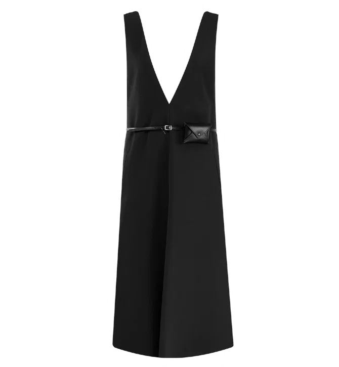 J26AD6079 Sleeveless deep-V maxi dress, view 1 of 1