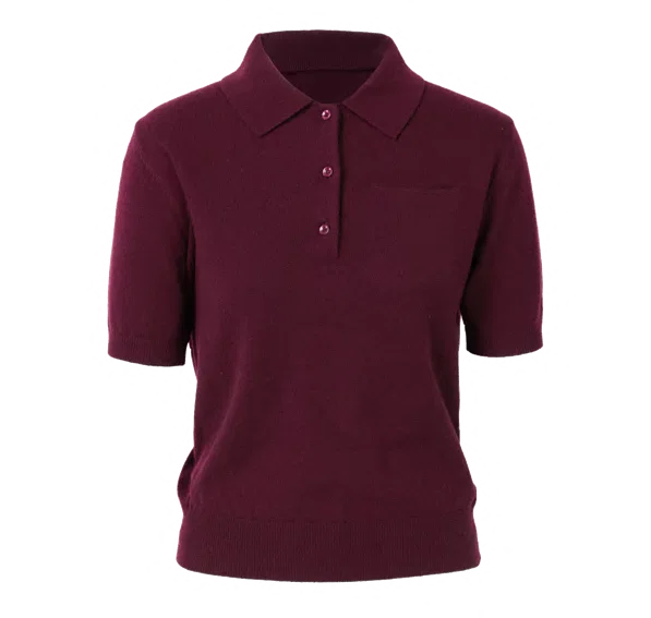 J26AE6162 Short-sleeve polo knit, view 2 of 2