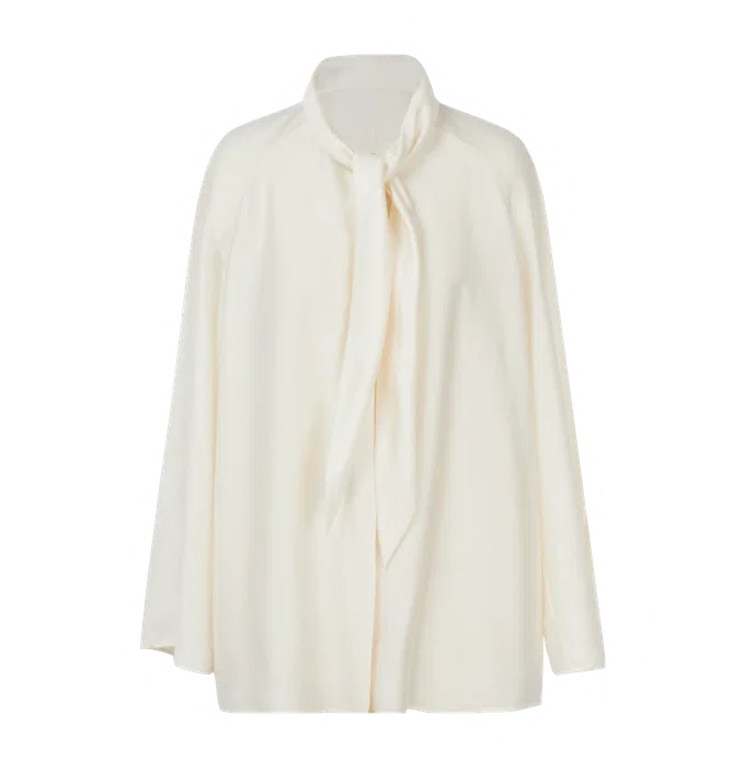 J26AS6278 Scarf-tie blouse, view 1 of 1