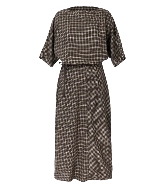 J26AD6366 Checked midi dress, view 1 of 1