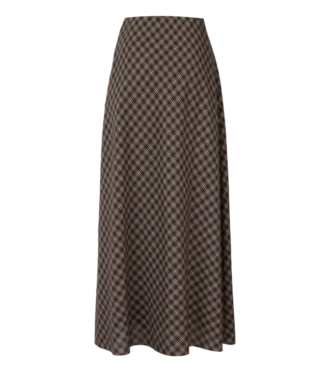 J26AM6267 Checked wide-leg trousers, view 1 of 1